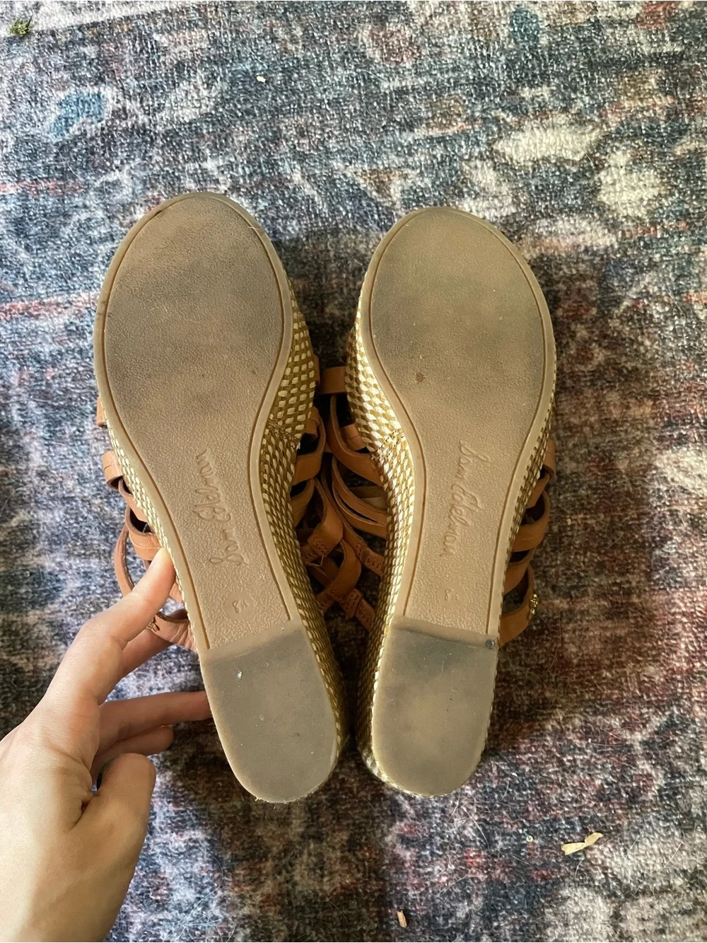 🐊Sam Edelman Devon wedge sandals women’s size 8.5🐊